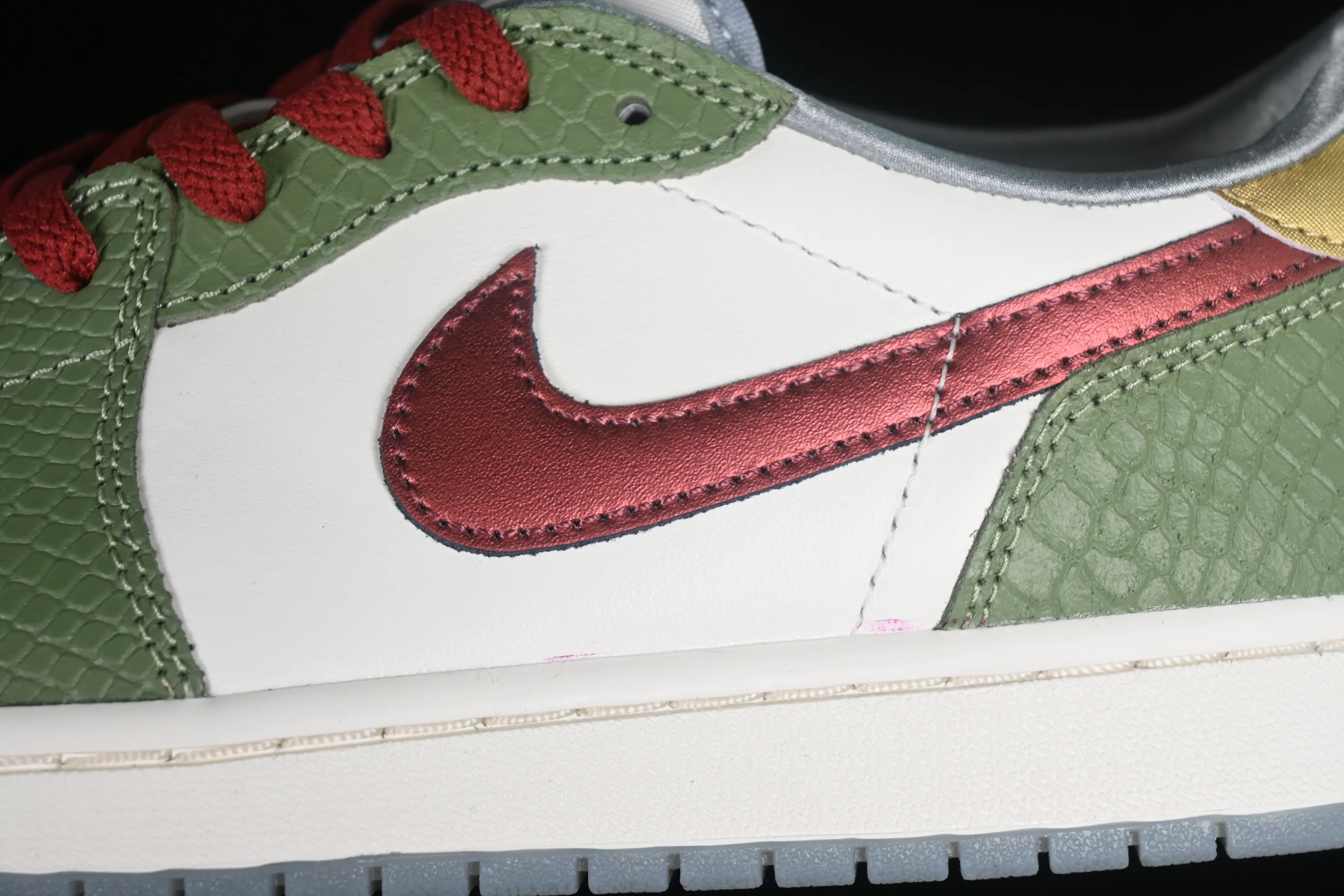 All categories Air Jordan Jordan series basketball shoes Air Jordan 1 Low G version pure original Air Jordan 1 Low CNY "Year of the Drago" AJ1 Joe 1 Year of the Dragon Limited Qinglong low-top cultural casual sneakers FN3727-100